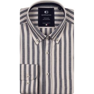 Giordano – Brando – Heren – Overhemd – Gestreept Overhemd – Navy – 527101-60