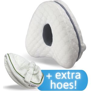 Lifetec Premium ® Ergo Knee - Orthopedisch Kniekussen voor in bed - Ergonomisch Beenkussen - Zijslaap kussen