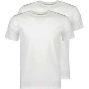 Jac Hensen 2 Pack T-shirt - Ronde Hals - Wit - XXL