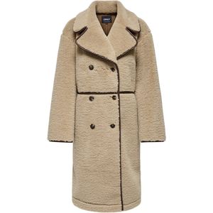 Only - Onlcacey Life Bonded Coat - Damesjas - Tannin/chicory Coffee