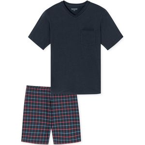 Schiesser - Comfort Essentials - Pyjama - Navy - Katoen 100%