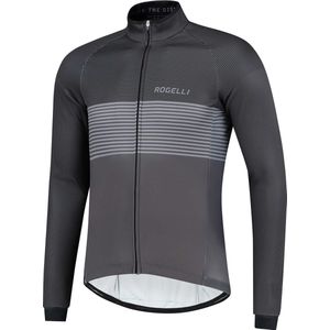Rogelli Boost Fietsjack Winter - Fietskleding voor Heren - Zwart, Grijs - Maat M