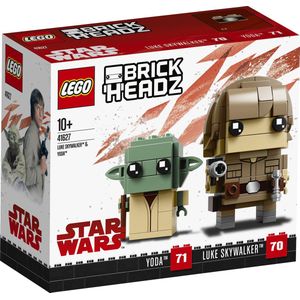 LEGO® BrickHeadz™ - Luke Skywalker™ en Yoda™ - Bouwstenen - Star Wars