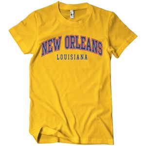 New Orleans Louisiana T-Shirt Gold-M