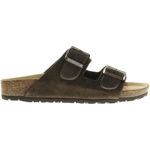Bionatura Slippers Bruine Suede maat 36