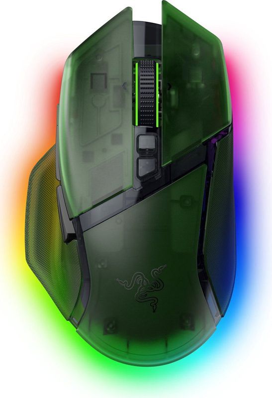 Razer - Basilik V3 Pro - Gaming Muis - Phantom Green - Razer HyperScroll
