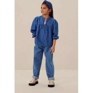 Sissy-Boy - Denim Blouse - Blauw - Lange Mouwen - Regular Fit