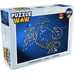 Puzzel Sterrenbeeld - Kreeft - Sterren - Legpuzzel - Puzzel 500 stukjes