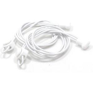 Elastische Lock Veters – Sport veters – 1 paar - Schoenen Sneakers – Wit