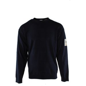 C.p. Company - Blauwe Katoenen Trui - Heren - Ronde Hals