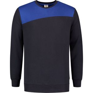 Tricorp Sweater Bicolor Naden 302013 Navy / Koningsblauw - Maat 3XL