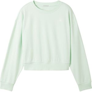 TOM TAILOR cropped printed sweatshirt Meisjes Trui - Maat 176