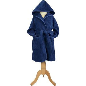 ARTG Boyzz&Girlzz® Kinder Badjas Capuchon Donkerblauw - Maat 164/176