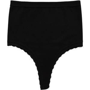 Shapewear String Billen-Buik | Corrigerend Ondergoed Dames | Zwart Maat M/L |