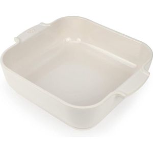 Appolia vierkante ovenschaal met handgrepen keramiek ecru/wit 72x28x28 cm inhoud: ca. 2 l 60169 Square baking pan