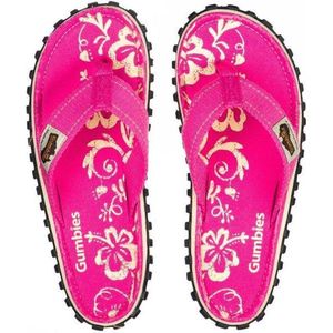 Gumbies - Teenslippers Dames - Pink Hibiscus - Maat 41