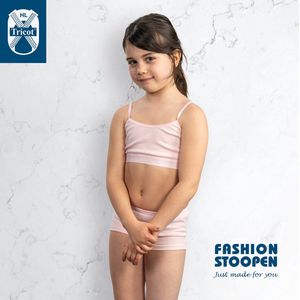 HL Tricot - Topje Michelle roos - Maat 128 - Meisjes - Roze -