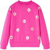 Kindertrui - Bloemen - Katoen - Lange Mouwen - Losse Pasvorm