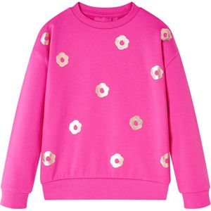 Kindertrui - Bloemen - Katoen - Lange Mouwen - Losse Pasvorm