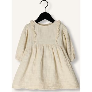 PLAY UP Woven Dress Meisjes - Jurk - Beige - Maat 68.