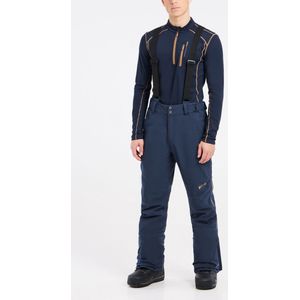 Protest Miikka – Skibroek Heren – Waterafstotende afwerking – Waterkolom 10K – Afneembare schouderbanden – Blue Nights