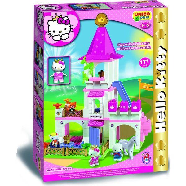 Unico plus hello kitty princess kasteel met paard en koets - speelgoed  online kopen | De laagste prijs! | beslist.nl