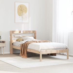 vidaXL - Bedframe - zonder - matras - massief - grenenhoutx190 - cm