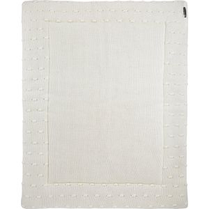 Meyco Baby Knots boxkleed - offwhite - 77x97cm