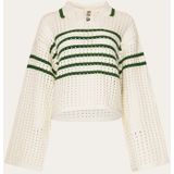 Noella Leen - Trui - Gestreept - Wit - XS/S