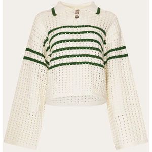 Noella Leen - Trui - Gestreept - Wit - XS/S