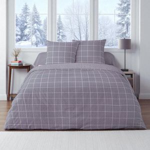 Ehcon - Jade - Dekbedovertrek - Flanel - 240 x 220 cm - Lits-Jumeaux
