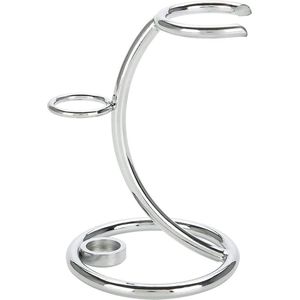 Goodivery ® Stijlvolle RVS Houder voor Scheerkwast en Scheermes, Ideaal voor Reizen en Thuisgebruik