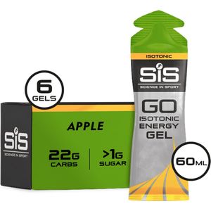 Science in Sport - SiS Go Isotonic Energygel - Energie gel - Isotone Sportgel - Apple Smaak - 6 x 60ml