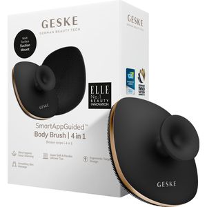 GESKE - Body Brush - 4 in 1 - Reinigingsborstel voor het hele lichaam - Ergonomisch ontwerp met metalen ring