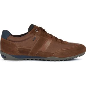 GEOX U WELLS Heren Sneakers - BROWNCOTTO/LT BROWN - Maat 44