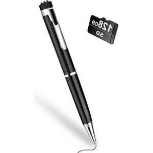 JGS Premium - Digitaal dicteerapparaat met 128 GB opnamemogelijkheid voor lezingen en interviews.