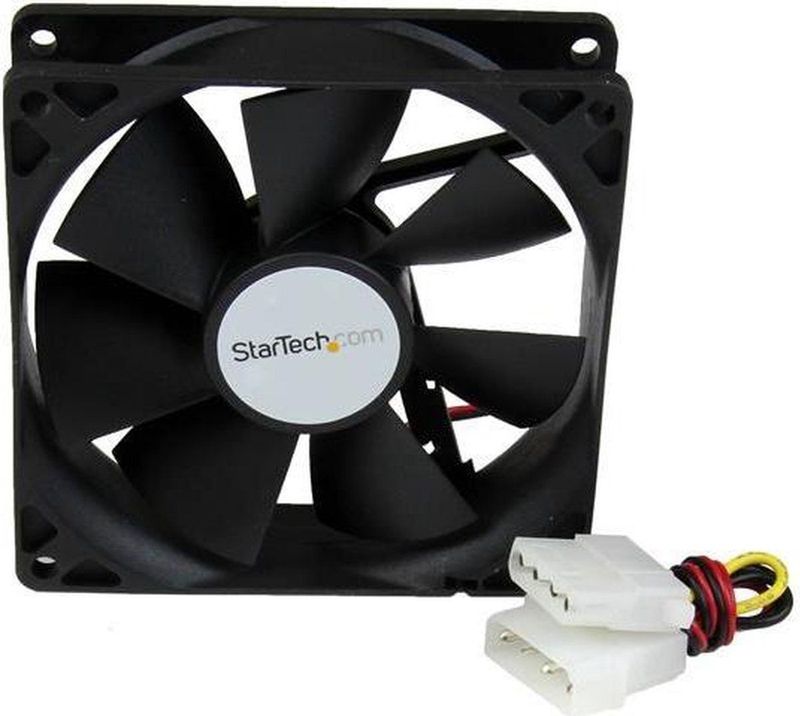 StarTech.com 92x25mm Ventilator voor Computerbehuizing met Dubbele Kogellagers en LP4 Connector