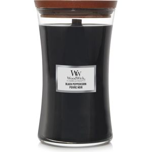 WoodWick Hourglass Large Geurkaars - Black Peppercorn
