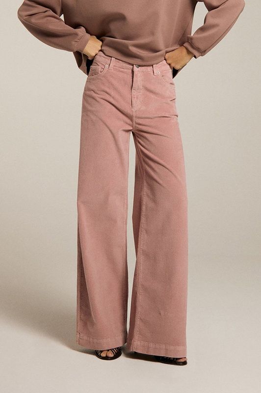 Homage to Denim - H-cw25m125 - Jeans - Blush Pink - Wide leg