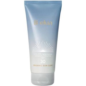 Ili Elua Minerale Zonnebrandcrème SPF 30 – Waterbestendig, Vegan & Parfumvrij – Voor Gezicht & Lichaam – Geschikt voor de Gevoelige Huid