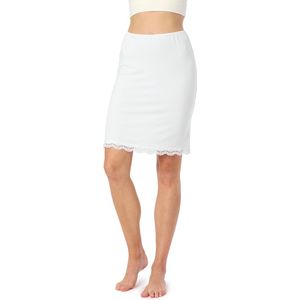 Bellivalini BLV-BLV50-176-UW Dames Onderrok - kort - elastisch – licht- Viscose - Wit - XS