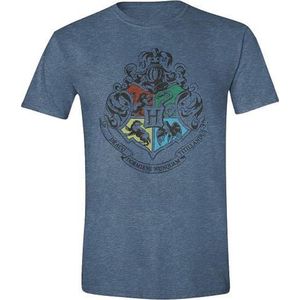 Harry Potter Hogwarts Logo Heren T-Shirt S