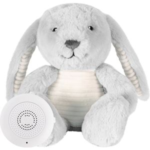 Flow Amsterdam - Oplaadbare hartslagknuffel - Milo Grijs - White noise - Hartslag - Ademgeluid