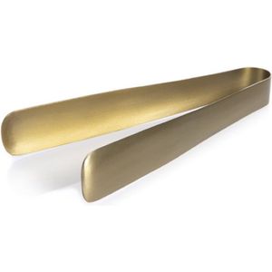 XLBoom Laps ijsblokjestang - Aluminium ijstang voor ijsblokjes - Goud - 16 × 7,5 × 2,5 cm