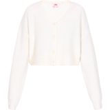 MYMO - Young Fashion - Gebreid Vest - Offwhite - V-hals