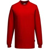 Portwest Anti-statisch ESD T-Shirt Lange Mouw AS22 - Diep Rood - L