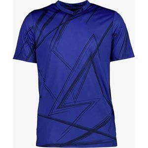 Dutchy Dry heren voetbal T-shirt donkerblauw - Maat S