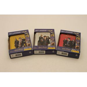 Panini Harry Potter Trading Card Tin Collection 3 tin's + 12 zakjes (96 cards)