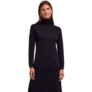 FALKE - Favorites X-Fine Roll Neck - Coltrui - Zwart - Dames