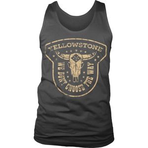 Yellowstone Tanktop -M- We Don't Choose The Way Zwart